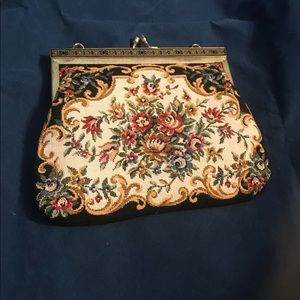Vintage Embroidered Purse